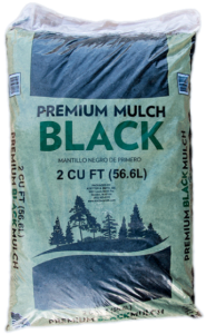 BLACK DYED MULCH 2 CU FT BAG