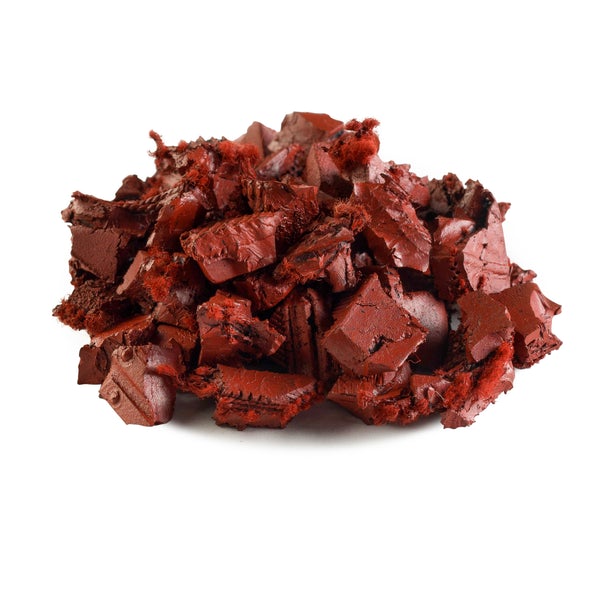 3/4" RED DYED RUBBER MULCH